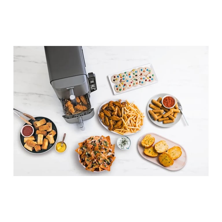 Мультипіч Ninja Double Stack XL 2-Level Hot Air Fryer 9,5 л with Smart Cook System (SL451EU) - фото 11