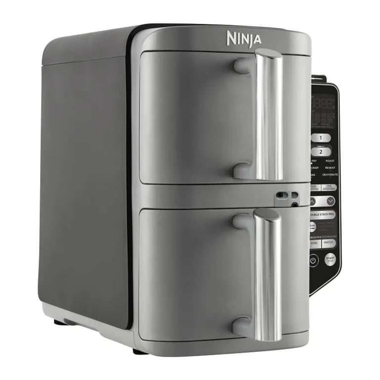Мультипіч Ninja Double Stack XL 2-Level Hot Air Fryer 9,5 л with Smart Cook System (SL451EU) - фото 2