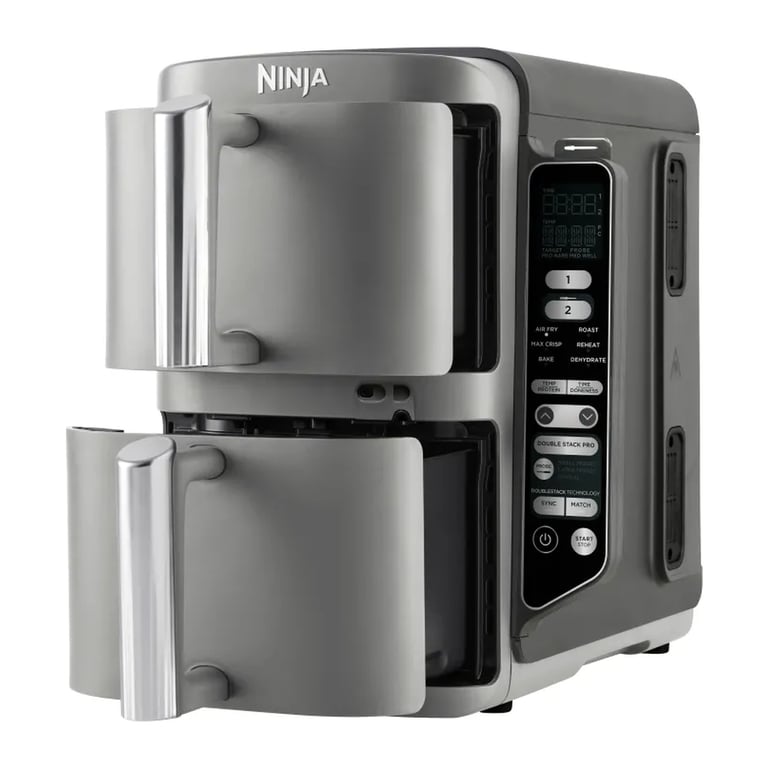 Мультипіч Ninja Double Stack XL 2-Level Hot Air Fryer 9,5 л with Smart Cook System (SL451EU) - фото 5