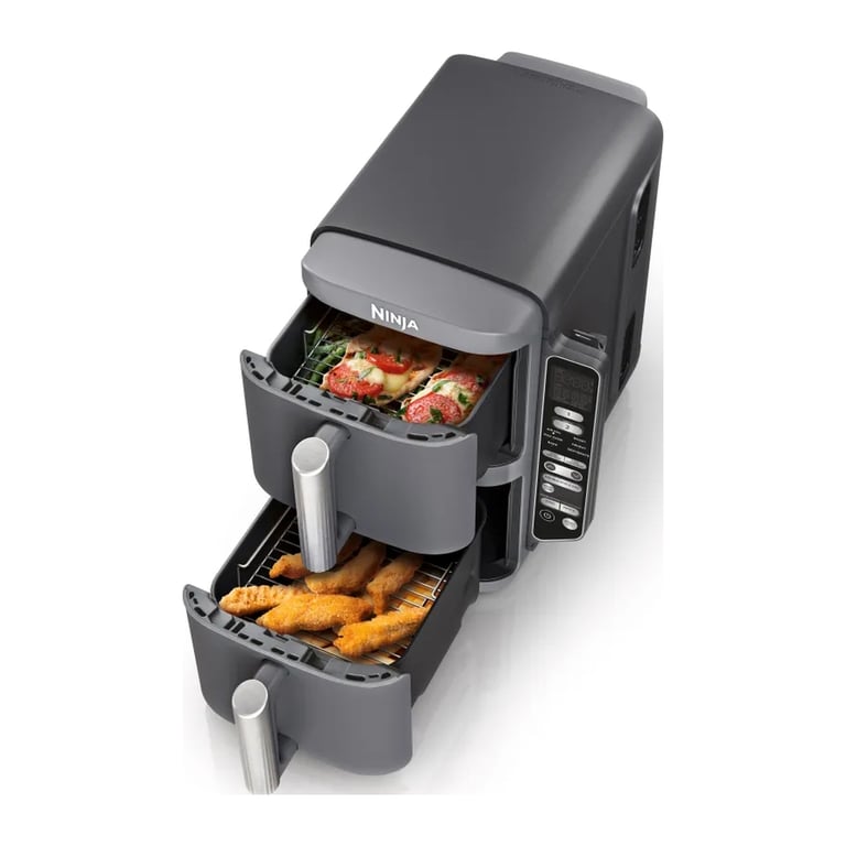 Мультипіч Ninja Double Stack XL 2-Level Hot Air Fryer 9,5 л with Smart Cook System (SL451EU) - фото 8
