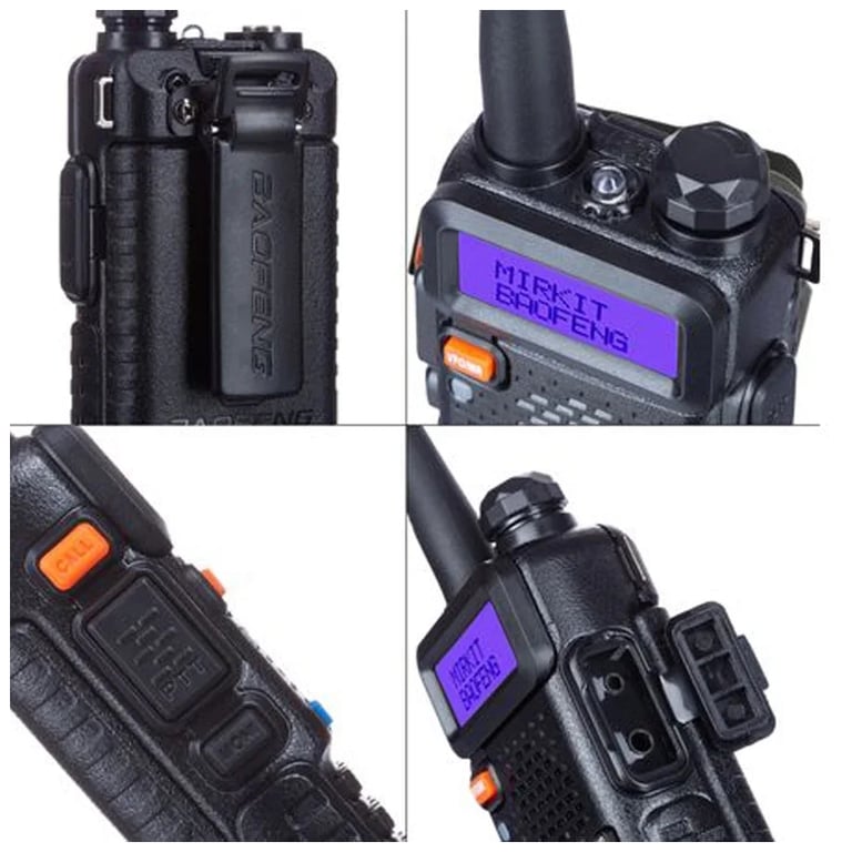 Портативна рація Baofeng UV-5R Black Six Pack комплект 6 шт (2200000758965) - фото 4