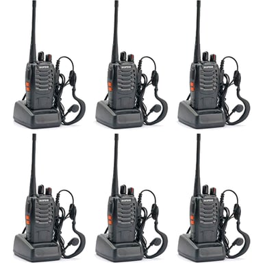 Портативна рація Baofeng BF-888S Six Pack комплект 6 шт (2200000758996) - фото 1