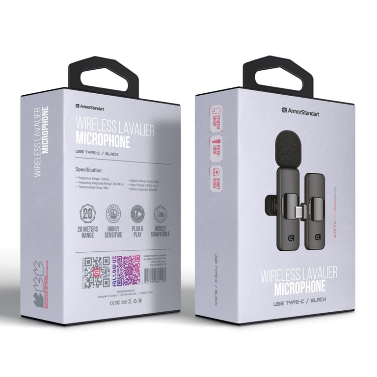 Мікрофон Armorstandart ASM2 USB Type-C Black (ARM80110) - фото 2