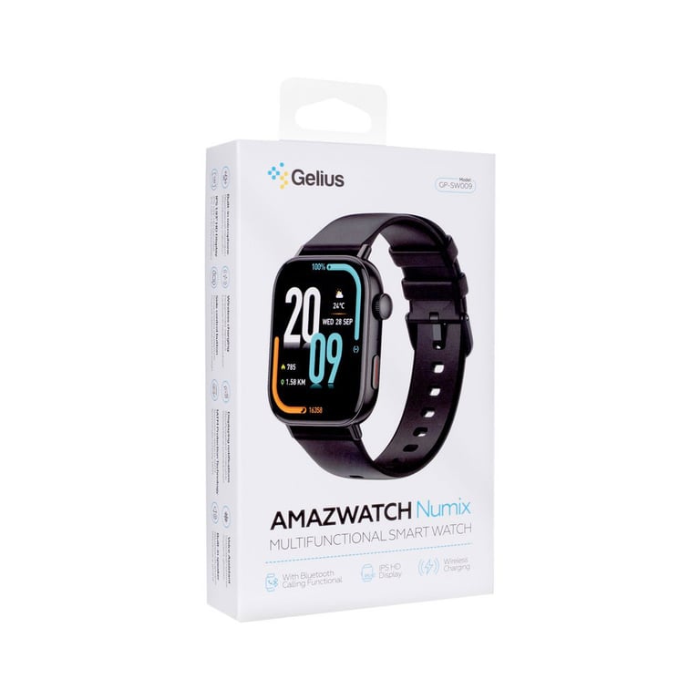 Смарт-годинник Gelius Pro GP-SW009 (Amazwatch Numix) Black (2099900996863) - фото 9