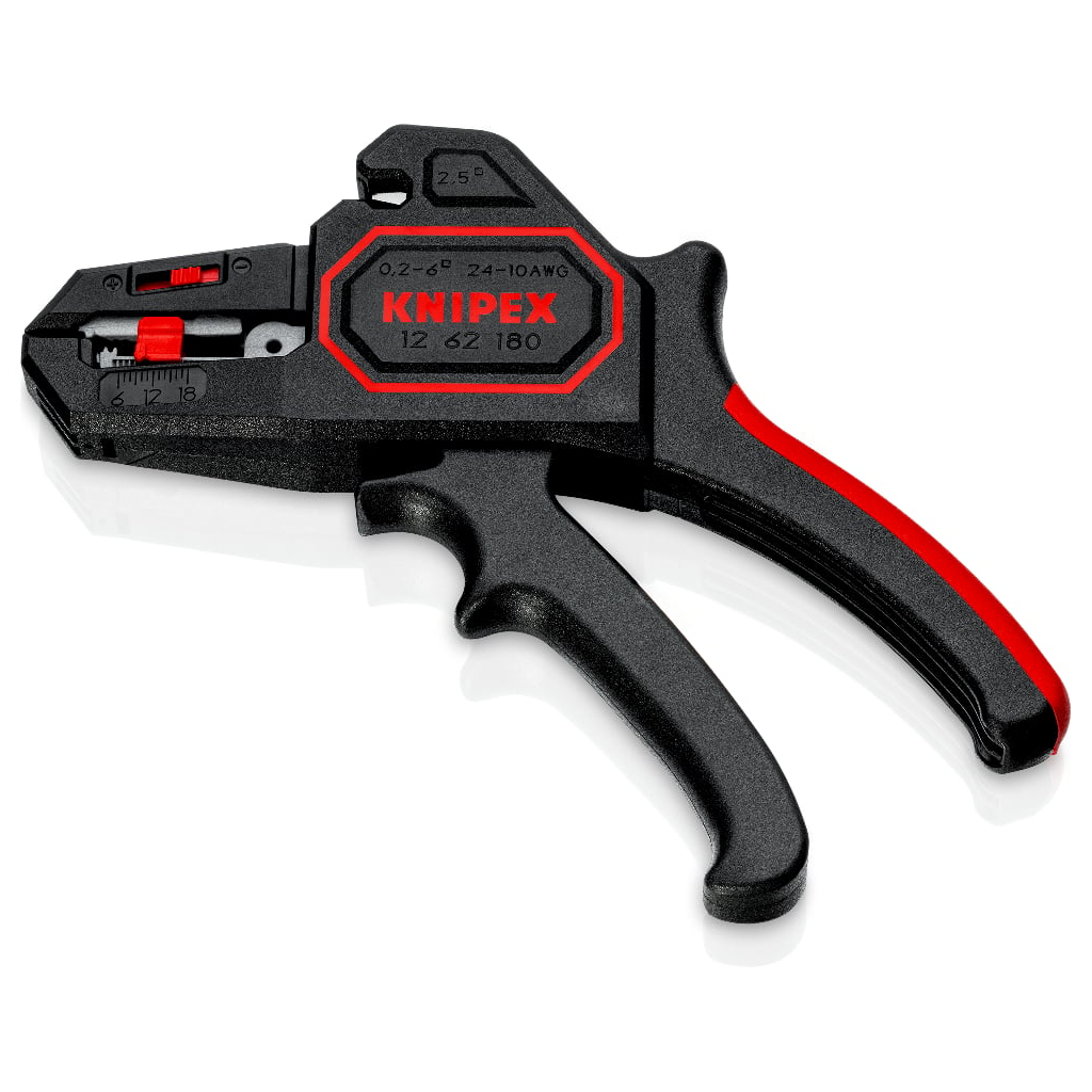 Знімач ізоляції KNIPEX 0.2-6мм, 180мм (12 62 180) - фото 2 Знімач ізоляції KNIPEX 0.2-6мм, 180мм (12 62 180) - фото 2