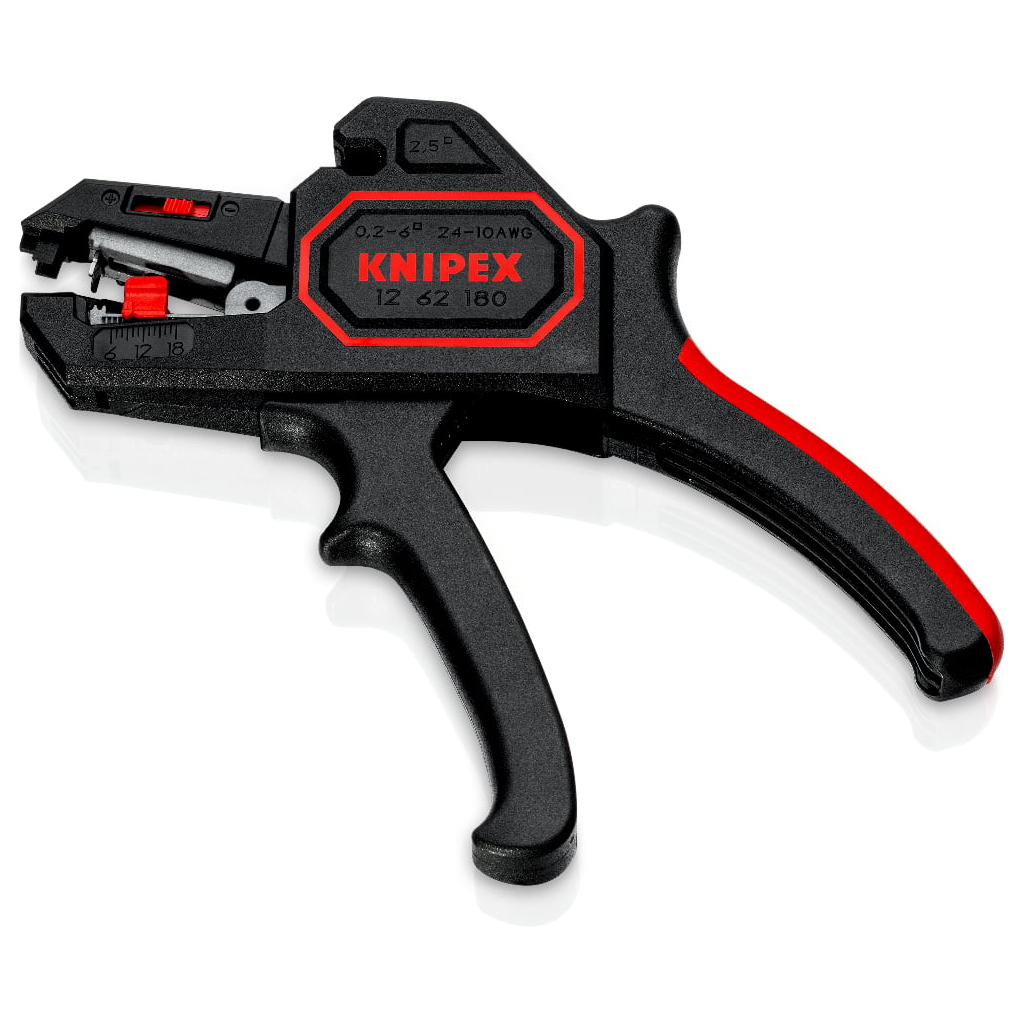 Знімач ізоляції KNIPEX 0.2-6мм, 180мм (12 62 180) - фото 3 Знімач ізоляції KNIPEX 0.2-6мм, 180мм (12 62 180) - фото 3