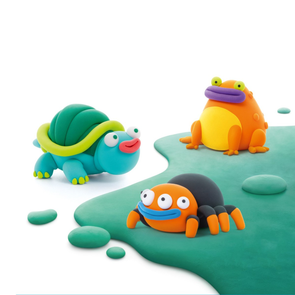 Набір для творчості Lipaka пластилину, Тарантул, Черепаха, Помаранчева жаба (60050-UA01) - фото 6 Набір для творчості Lipaka пластилину, Тарантул, Черепаха, Помаранчева жаба (60050-UA01) - фото 6