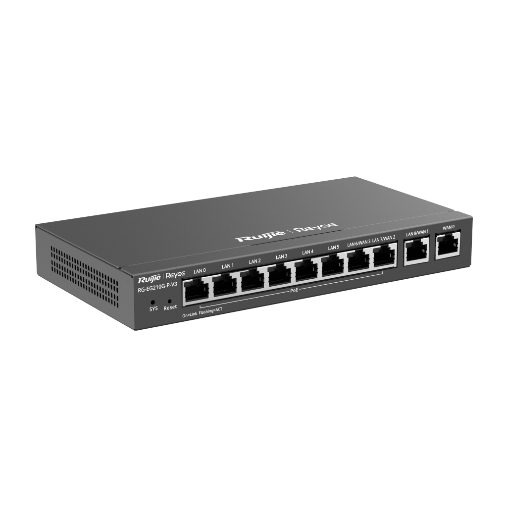 Маршрутизатор Ruijie Networks RG-EG210G-P-V3 - фото 2 Маршрутизатор Ruijie Networks RG-EG210G-P-V3 - фото 2