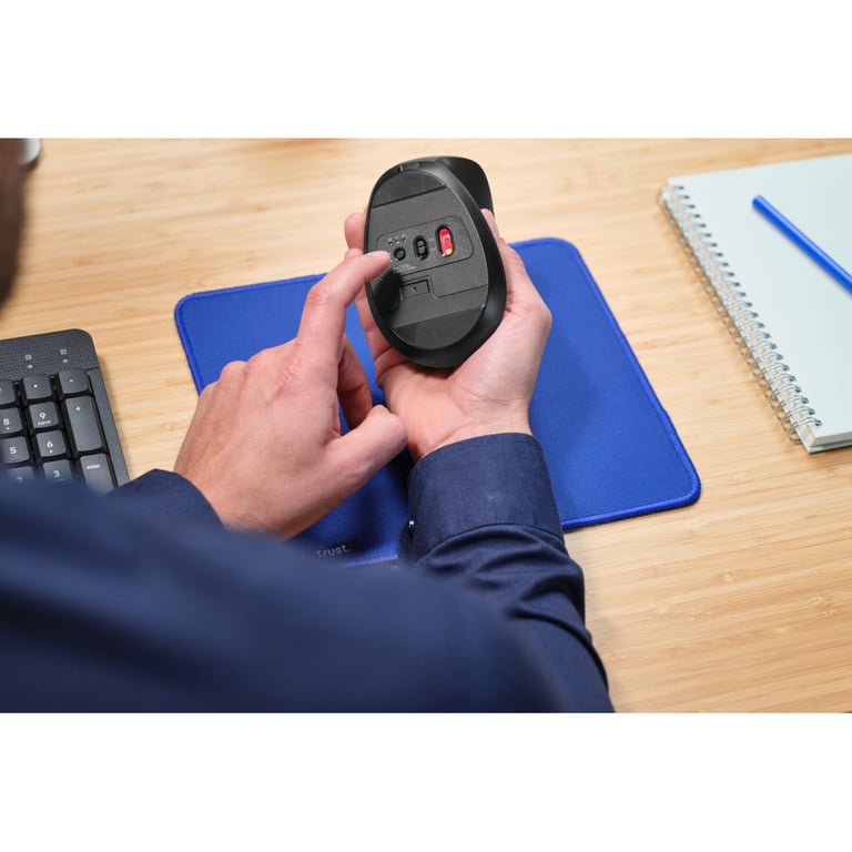 Мишка Trust Bayo+ Ergonomic Wireless/Bluetooth Black (25146) - фото 11