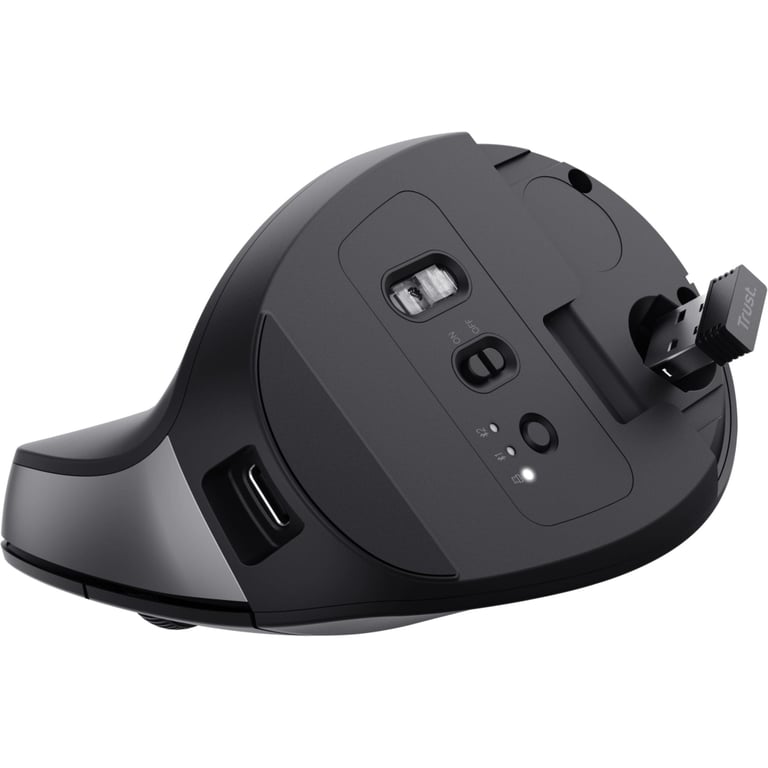 Мишка Trust Bayo+ Ergonomic Wireless/Bluetooth Black (25146) - фото 7