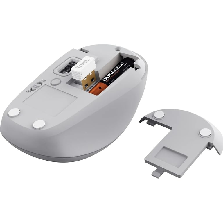 Мишка Trust Yvi+ Multi-Device Wireless/Bluetooth White (25454) - фото 4