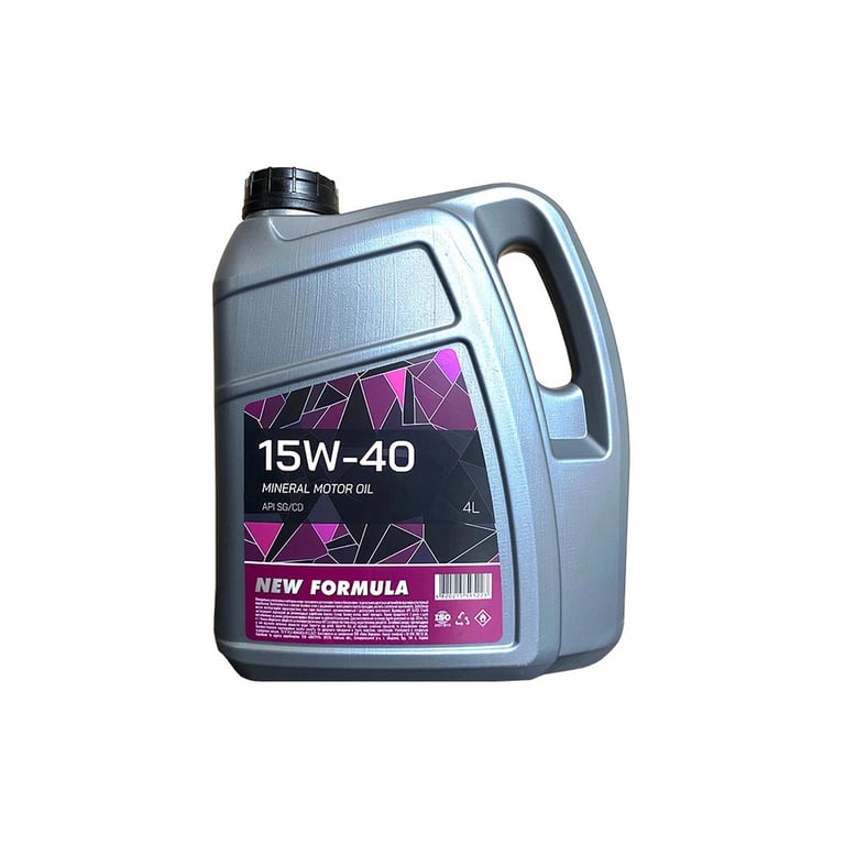 Моторна олива NEW FORMULA 15w-40 (SG/CD) кан. 4л ПЕ (3,6кг) (NF196254)