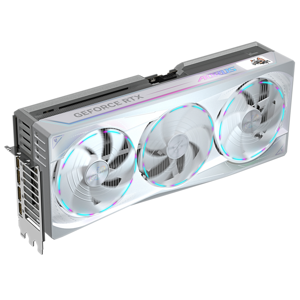 Відеокарта GIGABYTE GeForce RTX5090 32GB MASTER ICE (GV-N5090AORUSM ICE-32GD) - фото 4 Відеокарта GIGABYTE GeForce RTX5090 32GB MASTER ICE (GV-N5090AORUSM ICE-32GD) - фото 4