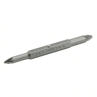 Біта для шуруповерта Toptul хрестова двостороння 1/4' PZ1xPZ2 L75мм (FKBA0102) - фото 1