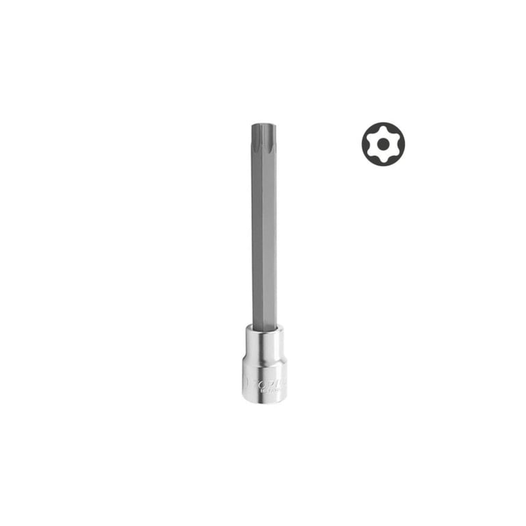 Торцева головка Toptul TORX T60 L140мм 1/2″ з отвором (BCVA1660)