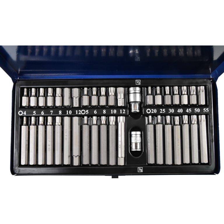 Набір біт Стандарт 10мм HEX, TORX, SPLINE 40шт. (SDBS0040) - фото 2