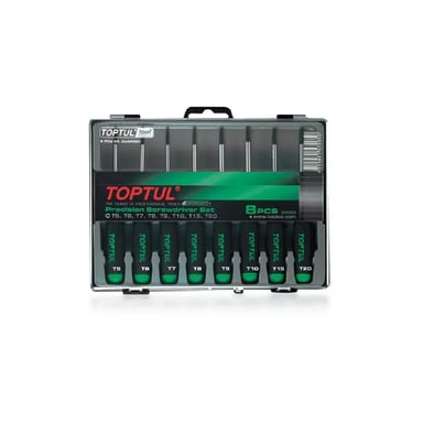 Набір викруток Toptul для точних робіт (T5-T20) 8шт. (GAAW0801)