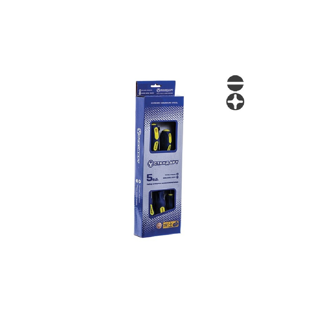 Набір викруток Toptul 5 шт. SL5,SL6,SL8,PH1,PH2 (SDS05) - фото 1 Набір викруток Toptul 5 шт. SL5,SL6,SL8,PH1,PH2 (SDS05) - фото 1