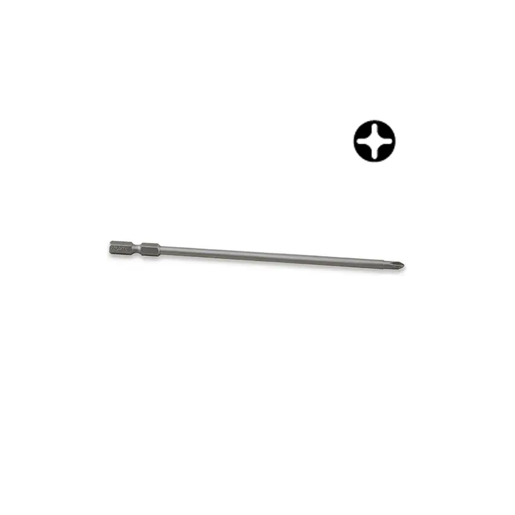 Біта для шуруповерта Toptul 1/4" 150мм PH2 магнітна Anti-Slip (FSMC0802) - фото 1 Біта для шуруповерта Toptul 1/4" 150мм PH2 магнітна Anti-Slip (FSMC0802) - фото 1