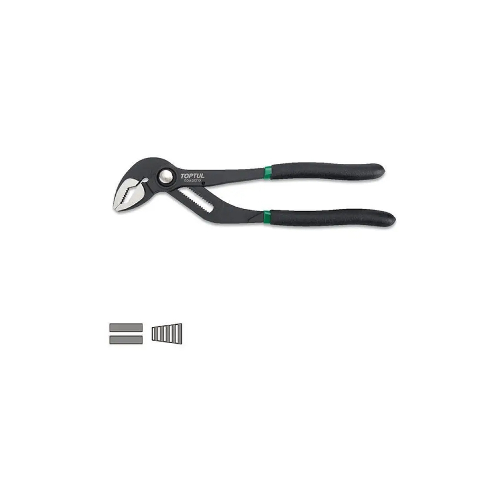 Кліщі Toptul переставні 7" з кнопкою Pro-Series (DDAG1207) - фото 1