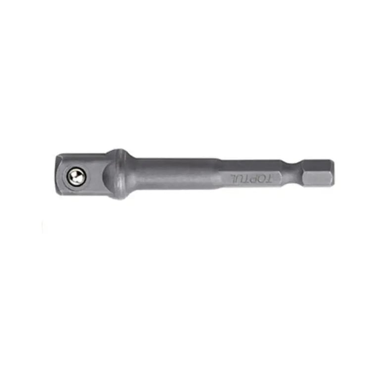 Адаптер для інструменту Toptul для головок під шуруповерт 1/4″х3/8″ L65 шестигранний (FPKA0812)
