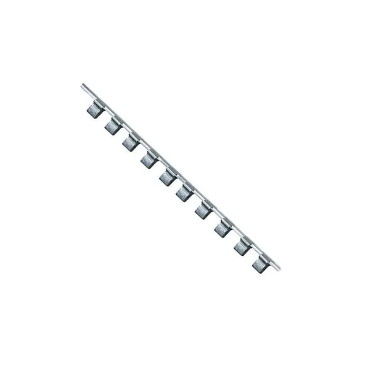Полиця для інструменту Toptul планка-тримач для головок 1/4″x260x12шт (BKAC0812)