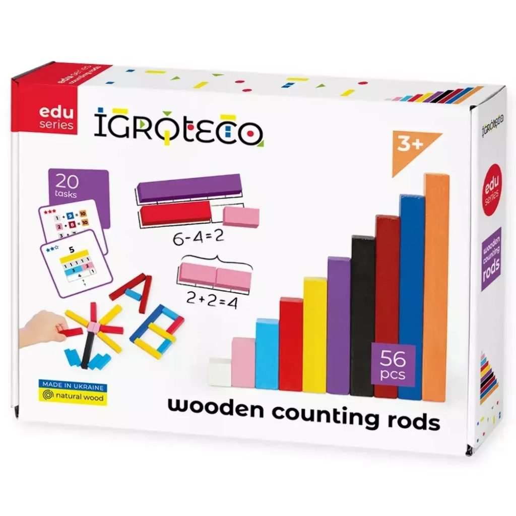 Навчальний набір Ігротеко Палички Кюїзенера. Набір для лічби (900385) - фото 1