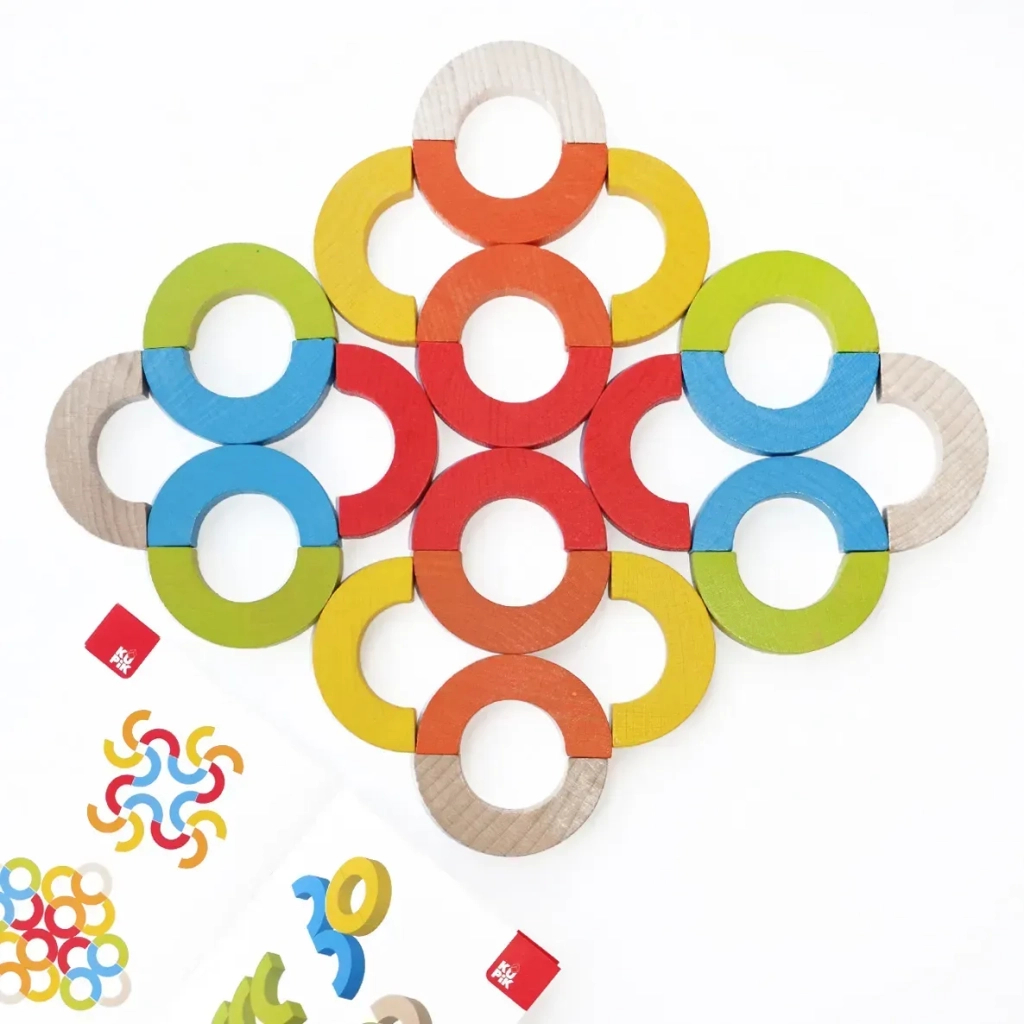 Розвиваюча іграшка Ігротеко Мозаїка ВЕСЕЛКОВІ ДУГИ 24 елементів (900507) - фото 5 Розвиваюча іграшка Ігротеко Мозаїка ВЕСЕЛКОВІ ДУГИ 24 елементів (900507) - фото 5