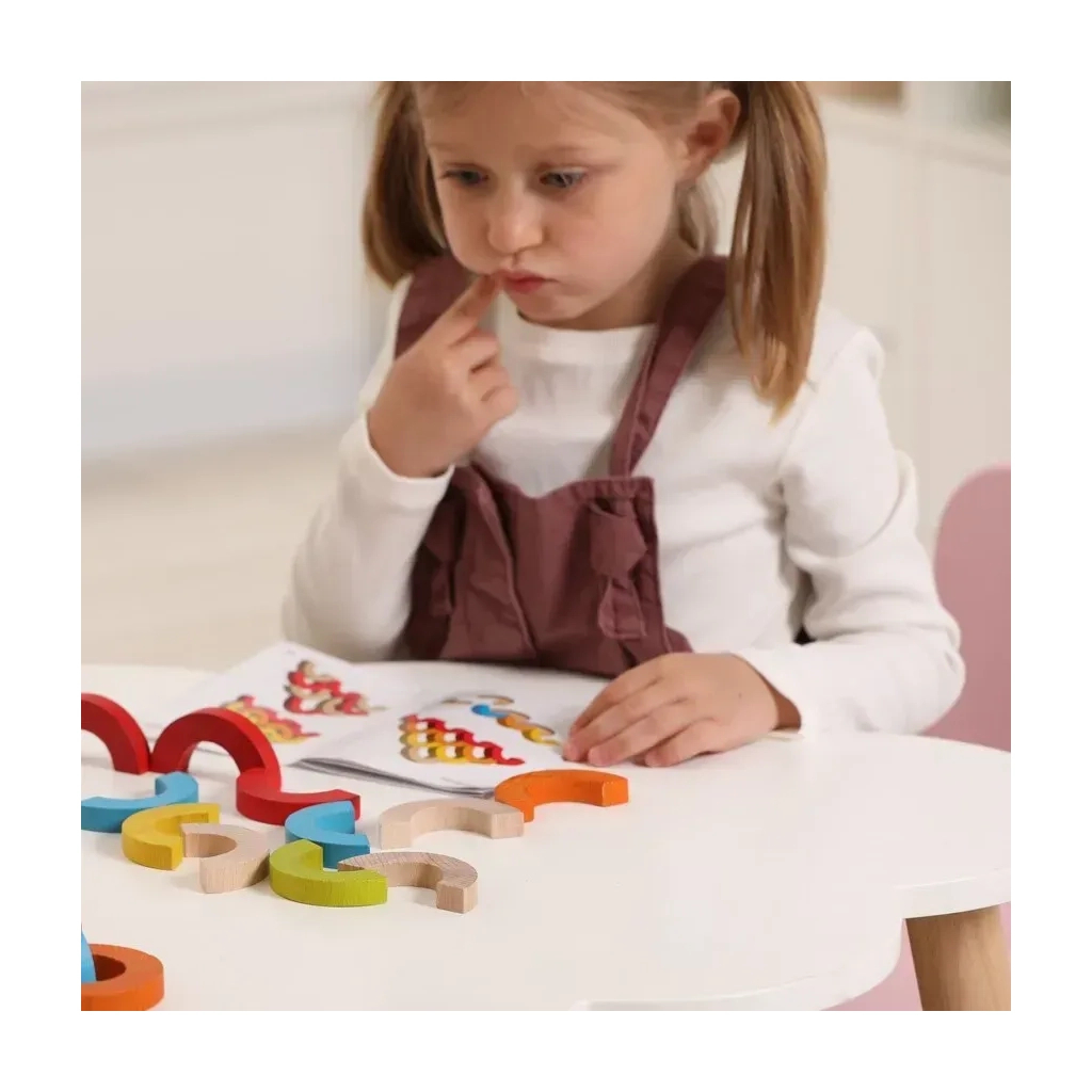 Розвиваюча іграшка Ігротеко Мозаїка ВЕСЕЛКОВІ ДУГИ 24 елементів (900507) - фото 8 Розвиваюча іграшка Ігротеко Мозаїка ВЕСЕЛКОВІ ДУГИ 24 елементів (900507) - фото 8