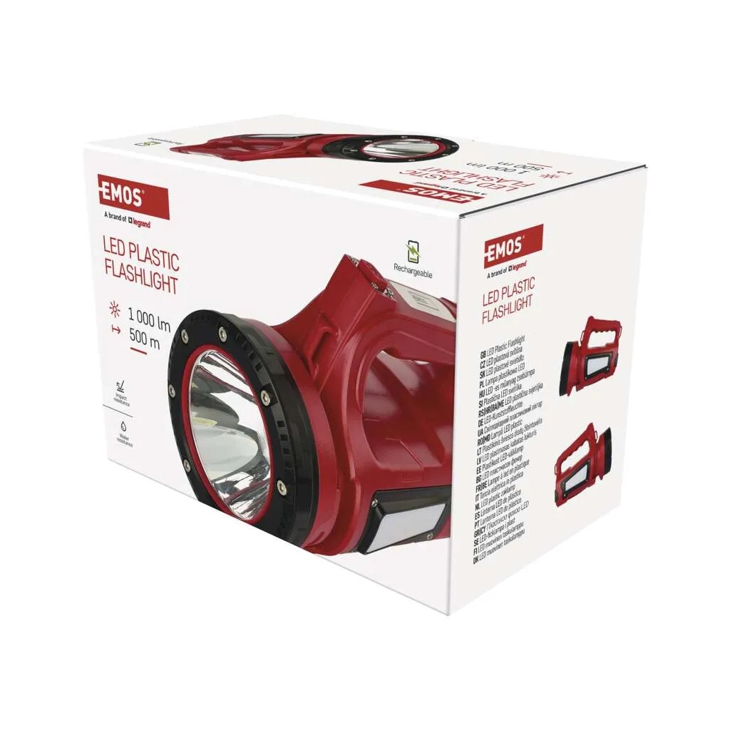 Ліхтар EMOS P2317 LED+ COB LED 1000 лм 15000 мАг (P2317) - фото 12 Ліхтар EMOS P2317 LED+ COB LED 1000 лм 15000 мАг (P2317) - фото 12