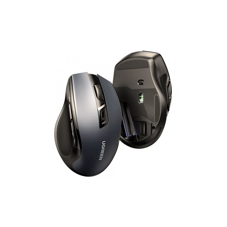 Мишка Ugreen MU006 Ergonomic Wireless Gray/Black (15063) - фото 6