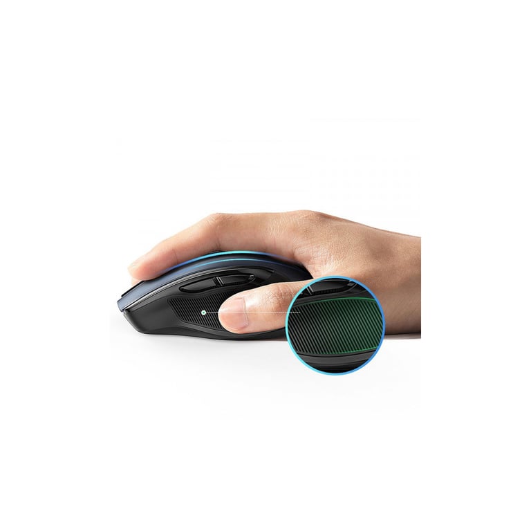 Мишка Ugreen MU006 Ergonomic Wireless Gray/Black (15063) - фото 9