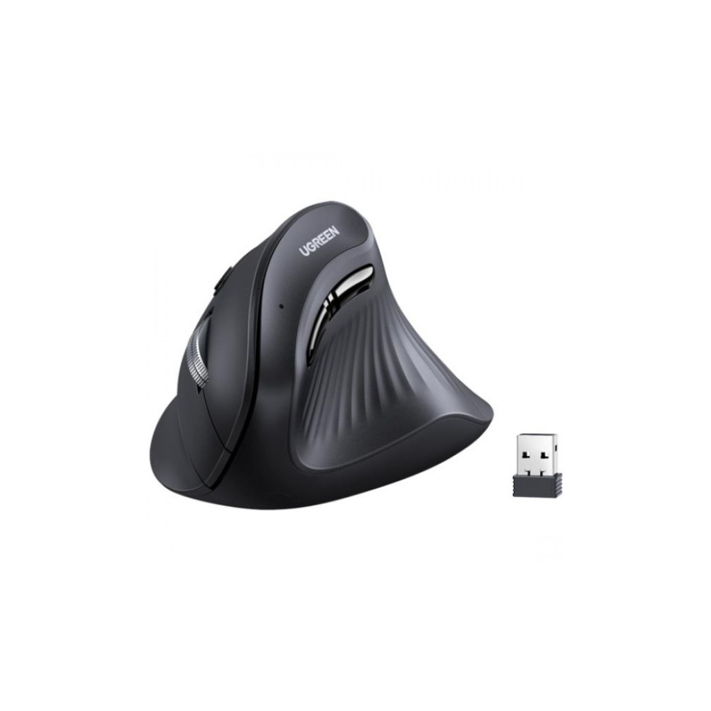 Мишка Ugreen MU008 Vertical Wireless Black (25444) - фото 1 Мишка Ugreen MU008 Vertical Wireless Black (25444) - фото 1
