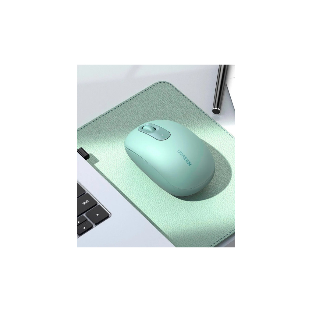 Мишка Ugreen MU105 Wireless Green (90672) - фото 3 Мишка Ugreen MU105 Wireless Green (90672) - фото 3