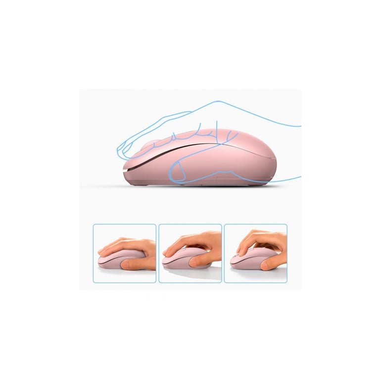 Мишка Ugreen MU105 Wireless Pink (90686) - фото 4