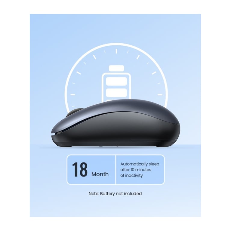 Мишка Ugreen MU105 Wireless Light Blue (90671) - фото 7