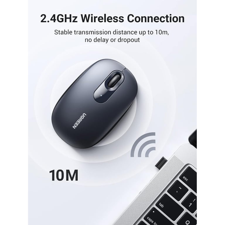 Мишка Ugreen MU105 Wireless Light Blue (90671) - фото 8