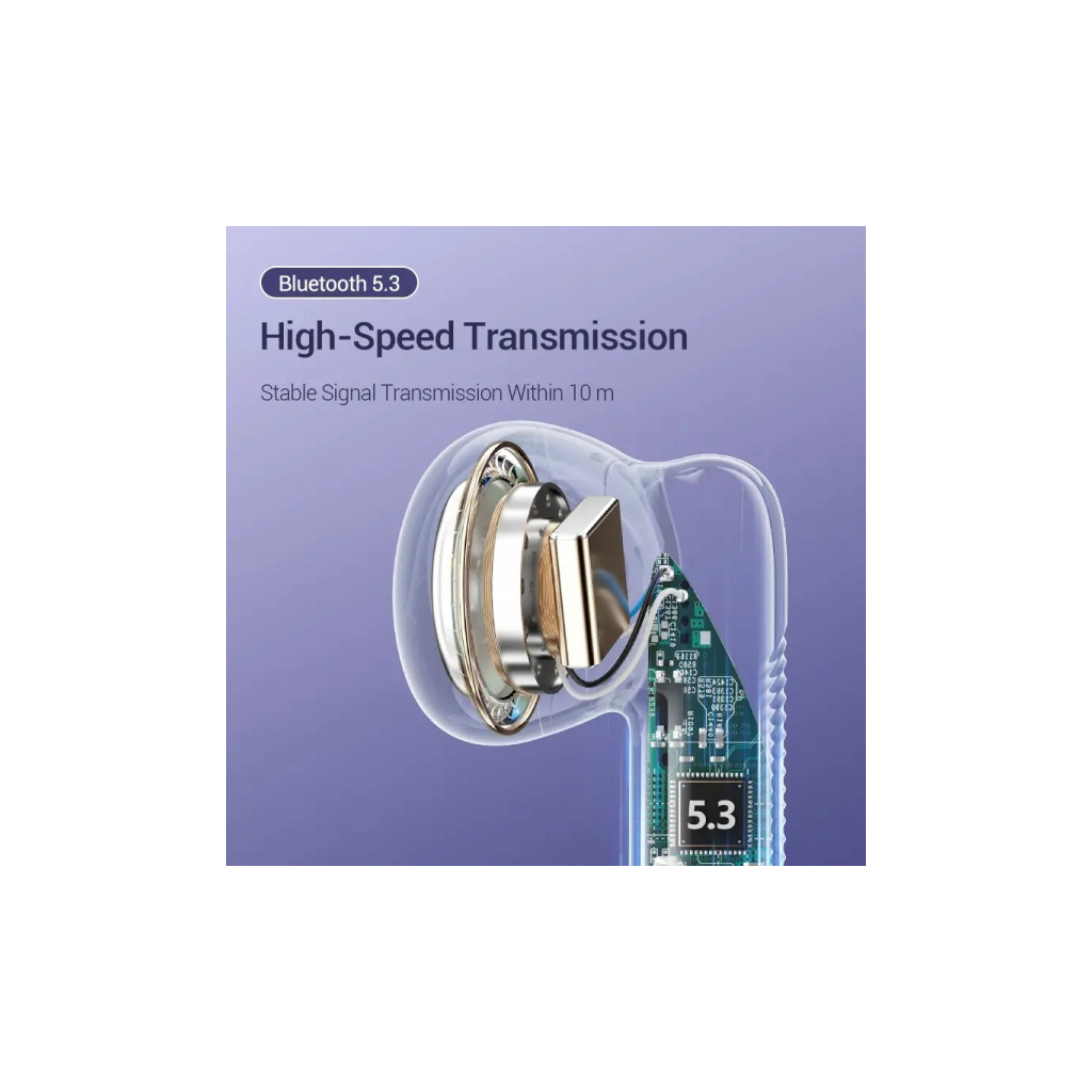 Навушники Vention Elf Earbuds E03 Pink Sand (NBHP0) - фото 6 Навушники Vention Elf Earbuds E03 Pink Sand (NBHP0) - фото 6