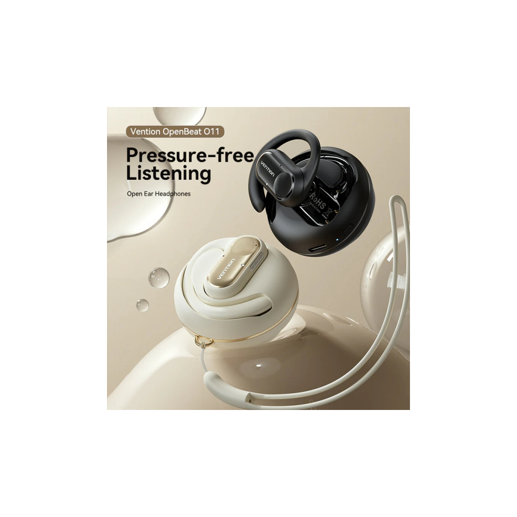 Навушники Vention OpenBeat O11 Beige (NBPN0) - фото 3 Навушники Vention OpenBeat O11 Beige (NBPN0) - фото 3