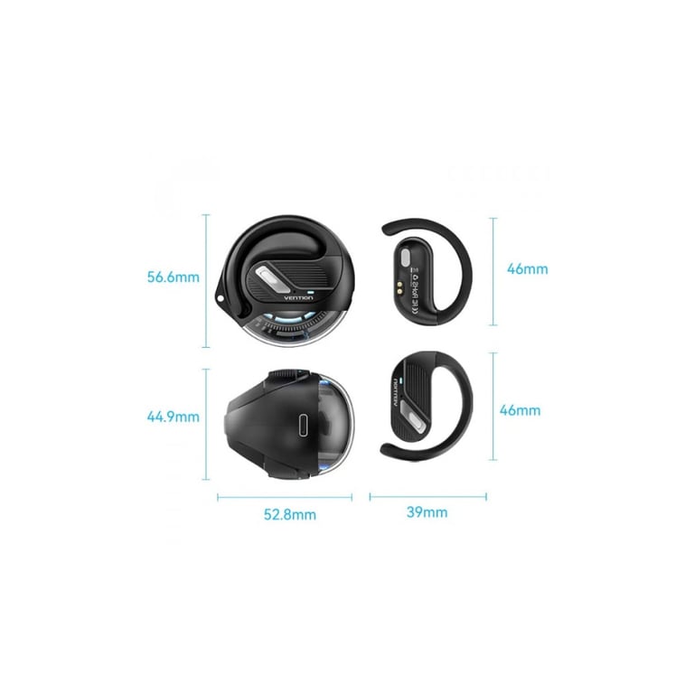 Навушники Vention OpenBeat O12 Black (NBUB0) - фото 5