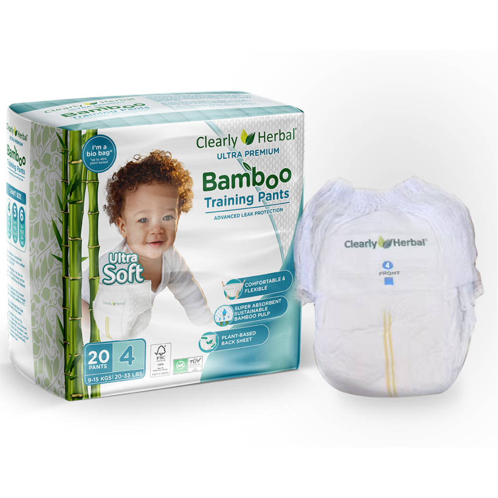 Підгузки Clearly Herbal Bamboo, розмір 4 (9-15 кг), 20 шт. (1124) - фото 1 Підгузки Clearly Herbal Bamboo, розмір 4 (9-15 кг), 20 шт. (1124) - фото 1