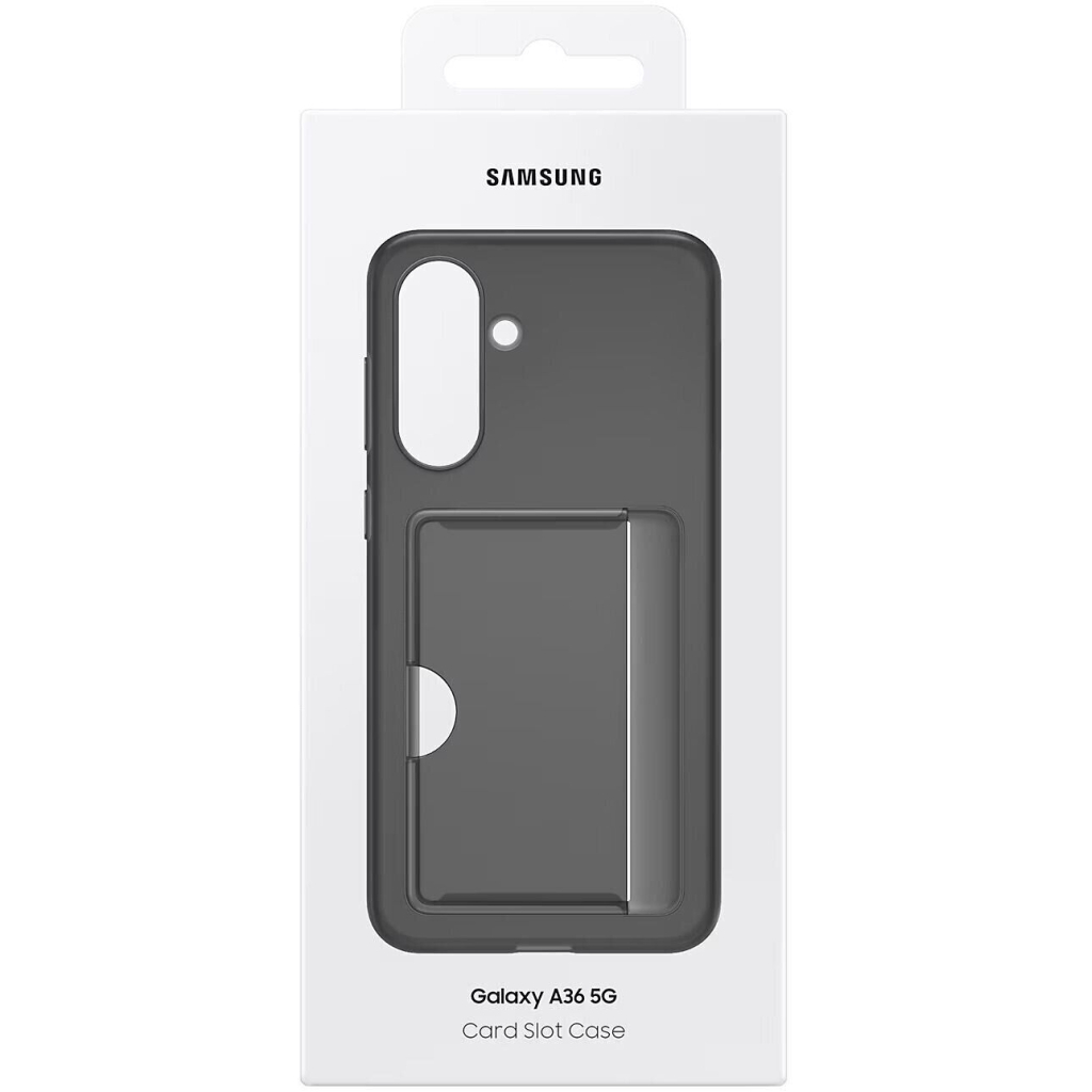 Чохол до мобільного телефона Samsung Galaxy A36 (A366), Card Slot Case black (EF-OA366TBEGWW) - фото 7 Чохол до мобільного телефона Samsung Galaxy A36 (A366), Card Slot Case black (EF-OA366TBEGWW) - фото 7
