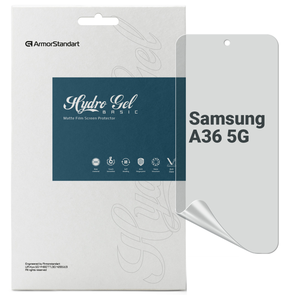Плівка захисна Armorstandart Matte Samsung A36 5G (ARM82220) Плівка захисна Armorstandart Matte Samsung A36 5G (ARM82220)