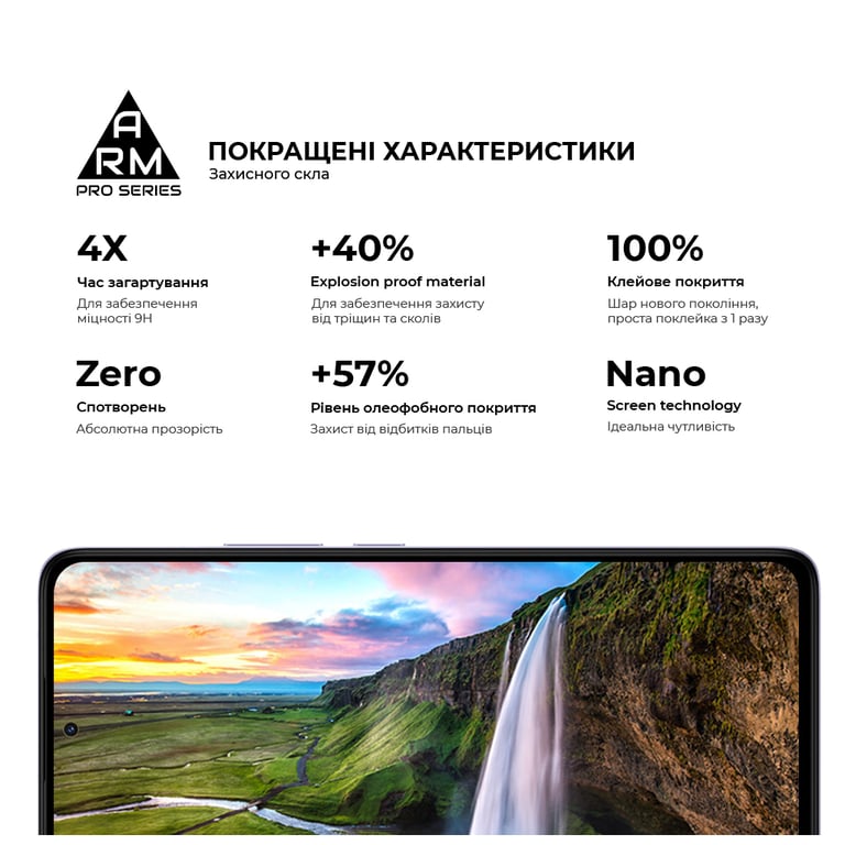 Скло захисне Armorstandart Pro Xiaomi Redmi Note 14 4G Black (ARM79679) - фото 5