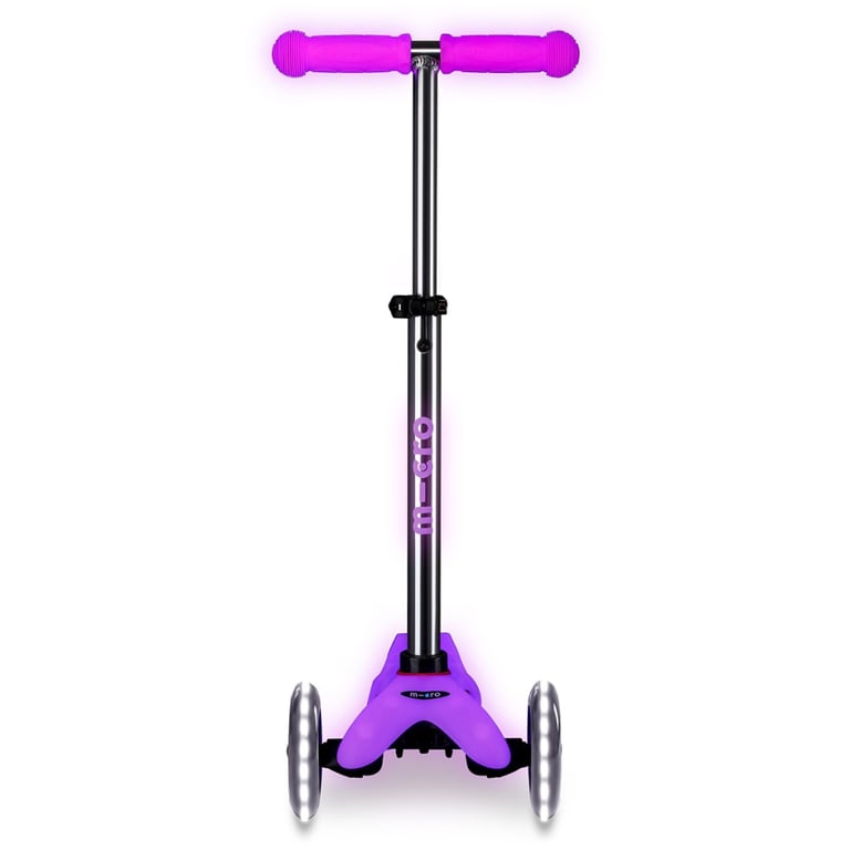 Самокат Micro Mini Deluxe Glow LED Морозний рожевий (MMD217) - фото 4