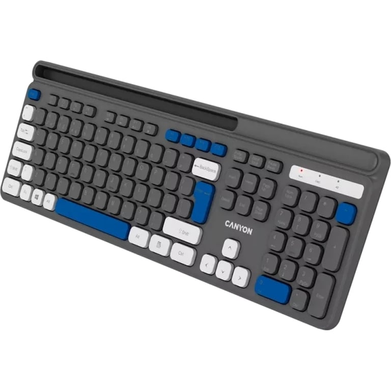 Клавіатура Canyon HKB-W03 Wireless UA Grey (CNS-HKBW03DG) - фото 4