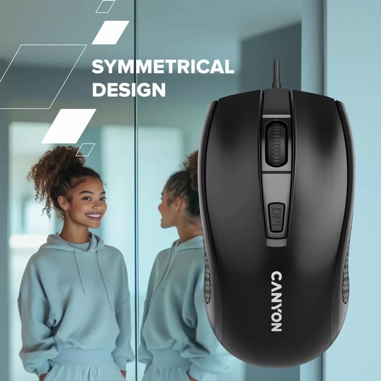 Мишка Canyon M-4 USB Black (CNE-CMS4) - фото 6