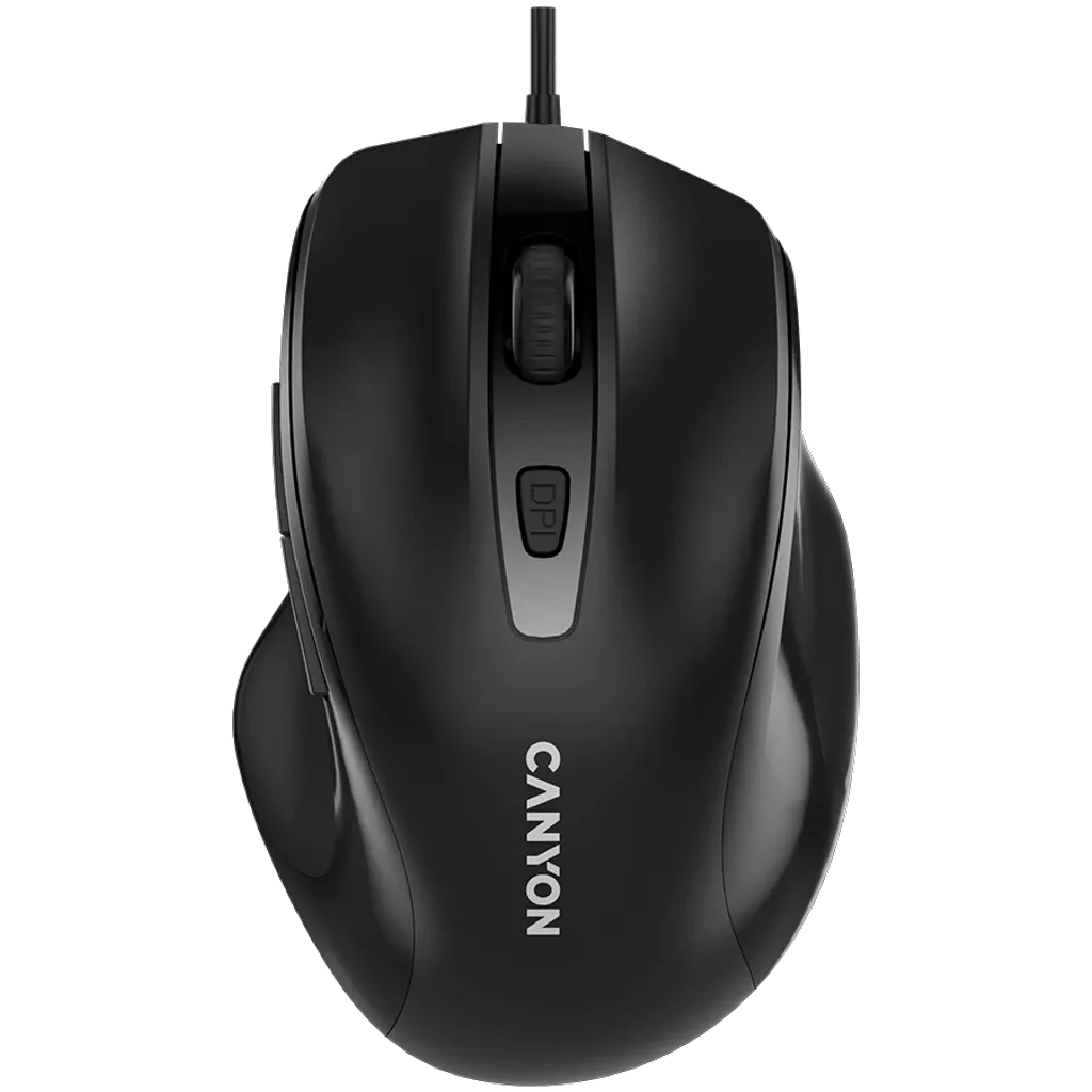 Мишка Canyon M-6 USB Black (CNE-CMS6) - фото 1