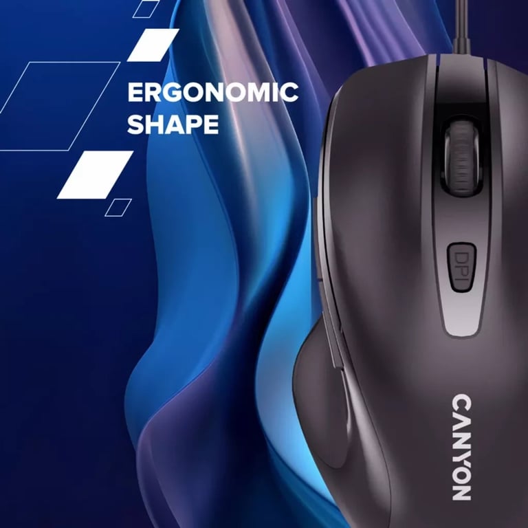 Мишка Canyon M-6 USB Black (CNE-CMS6) - фото 5