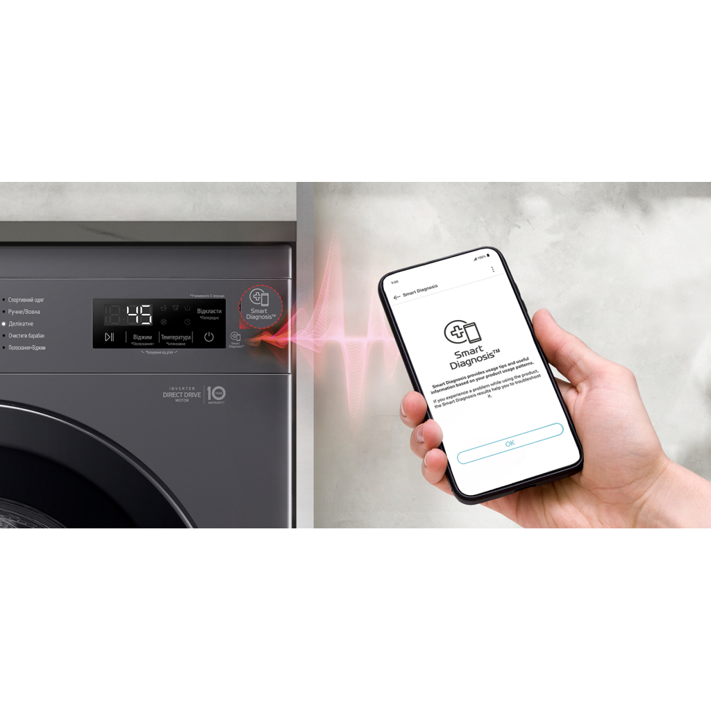 Пральна машина LG F2Y1WS6J - фото 6 Пральна машина LG F2Y1WS6J - фото 6